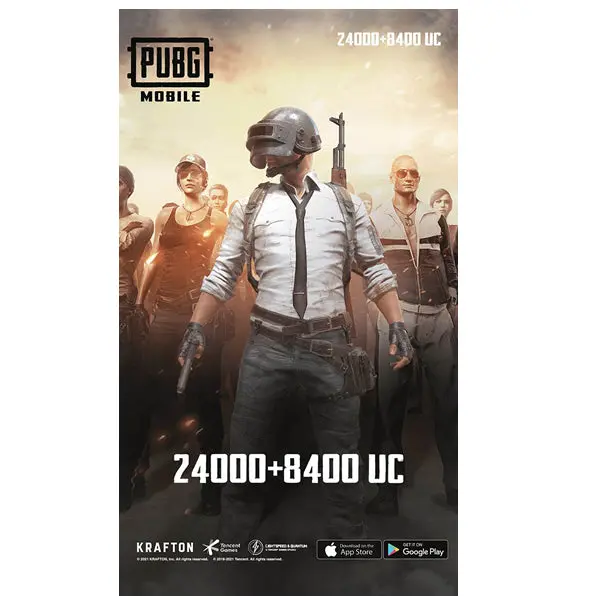 Pubg Mobile Unknown Cash - 24000 + 8400 Uc 1