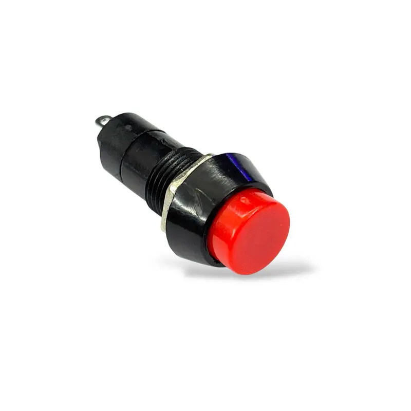Push On Push Off Button 12Mm Round | Self Locking 2 Pin Switch 6A 1