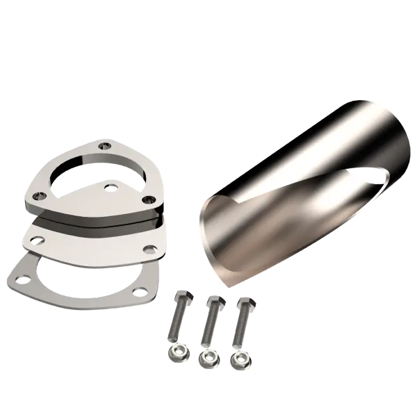 Quick Time Performance 2.75" Stainless Steel Qtp Diy Exhaust Cutout Pipe 1