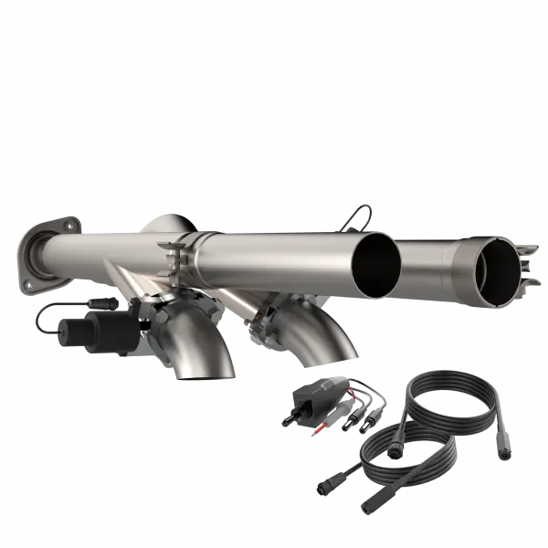Quick Time Performance 2017-2020 Ford F-150 Raptor Qtp Aggressor Cutout Pipes 1