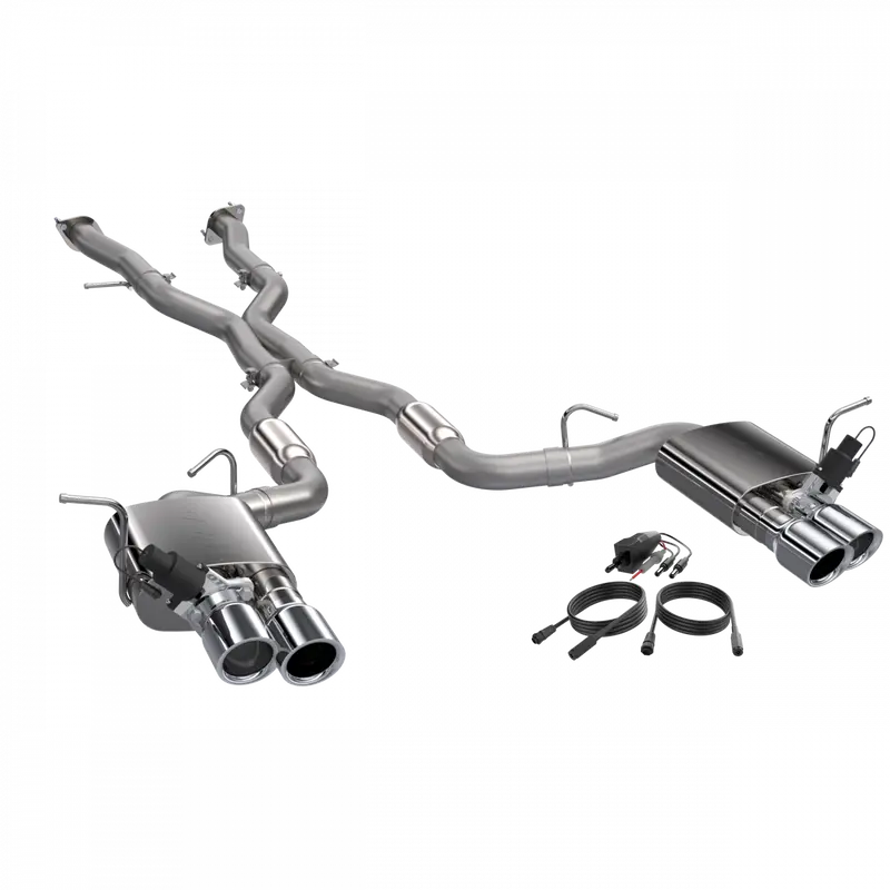 Quick Time Performance 2018-2022 Jeep Grand Cherokee Trackhawk 6.2L Qtp Screamer Cat Back Polished Tips 1