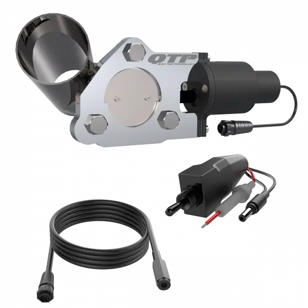 Quick Time Performance 3" Qtp Electric Exhaust Cutout Combo Kit 1