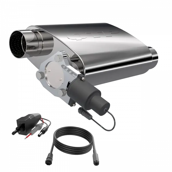 Quick Time Performance 3" Qtp Reverse Screamer Twintronic Muffler 1