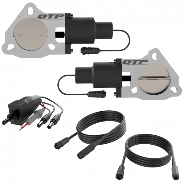 Quick Time Performance Dual 2.50" Qtp Electric Cutouts 1
