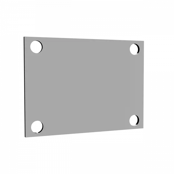 Quick Time Performance Low Profile Oval 4 Bolt Cover Plate Qtp 1