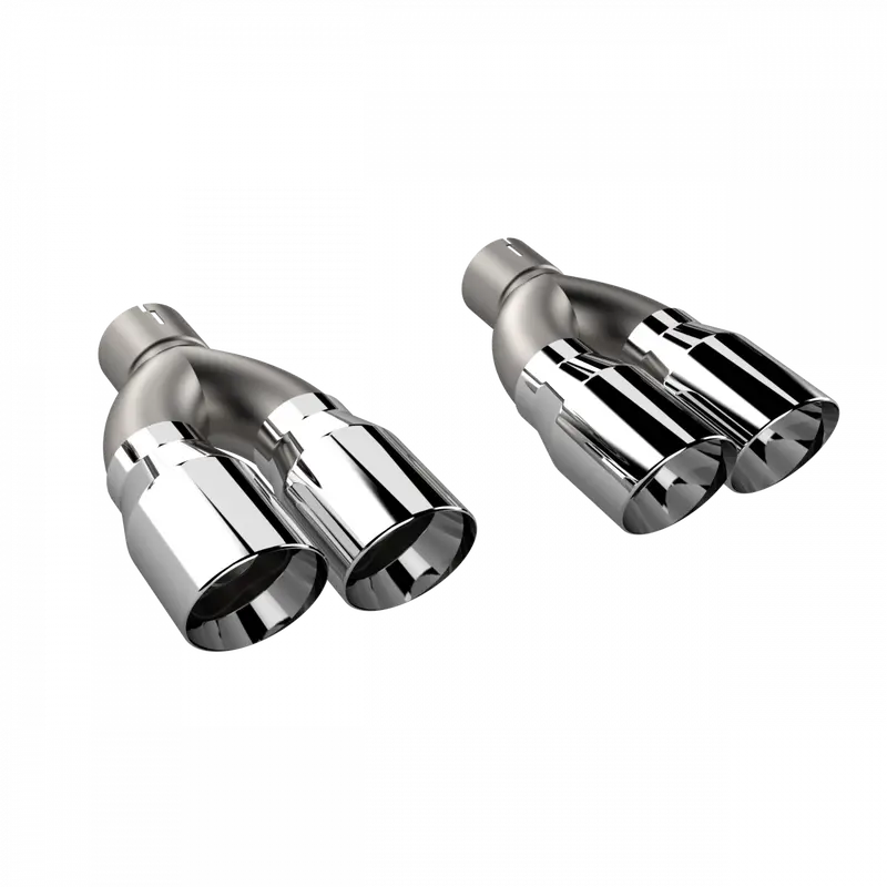 Quick Time Performance Polished Quad Tip Adapter 2015-2023 Dodge Challenger 5.7L 1
