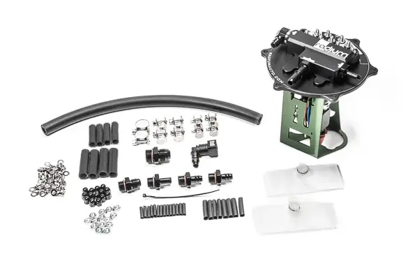 Radium Engineering Fuel Pump Hanger Plumbing Kit Mitsubishi Evolution 7 / 8 / 9 1