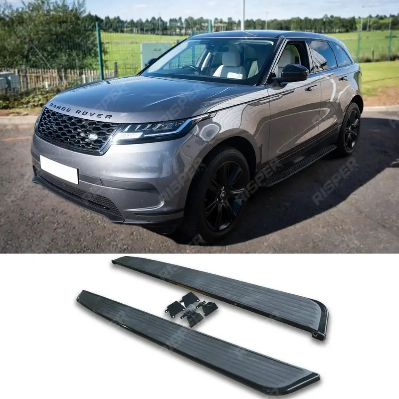 Range Rover Velar 2017 On Oe Style Running Boards – Side Steps In Black 1