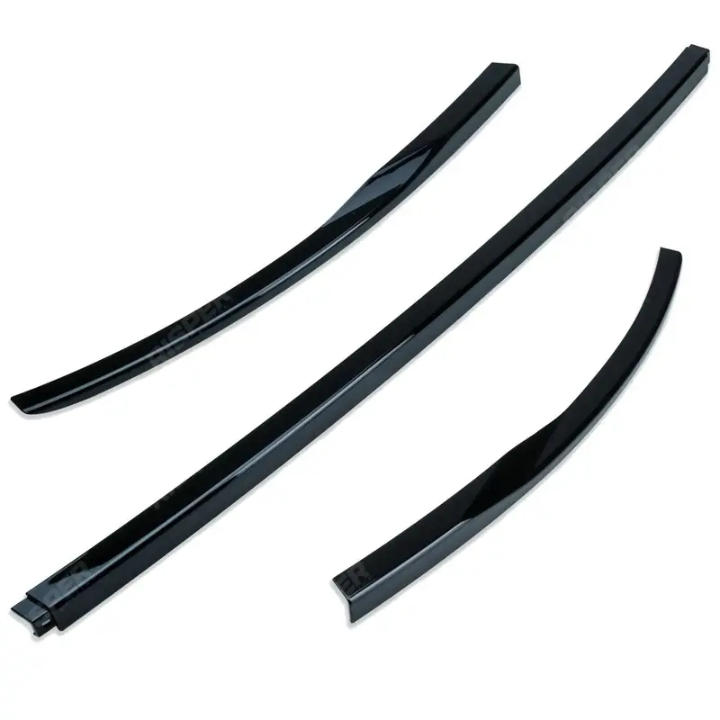 Range Rover Vogue Autobiography 2018-2022 Front Bumper Moulding In Gloss Black - 3Pc Set 1