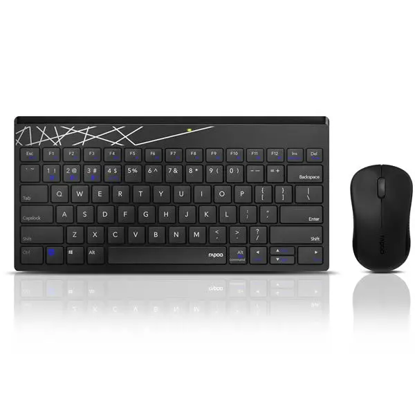 Rapoo 8000M Wireless Desktop Combo Set 1