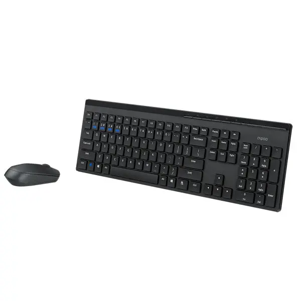 Rapoo 8110Mb Multi-Mode Wireless Combo - Black 2