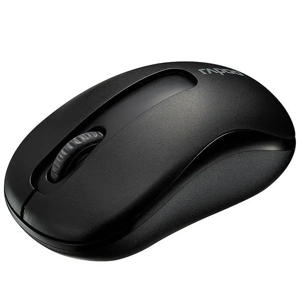 Rapoo M10 Plus Wireless Optical Mouse - Black 2