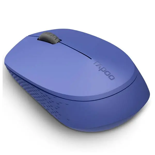 Rapoo M100 Silent Wireless Optical Mouse - Light Blue 1