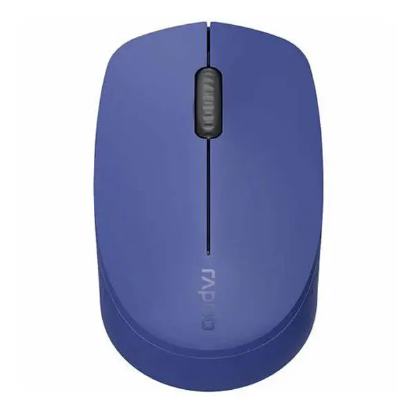 Rapoo M100 Silent Wireless Optical Mouse - Light Blue 2