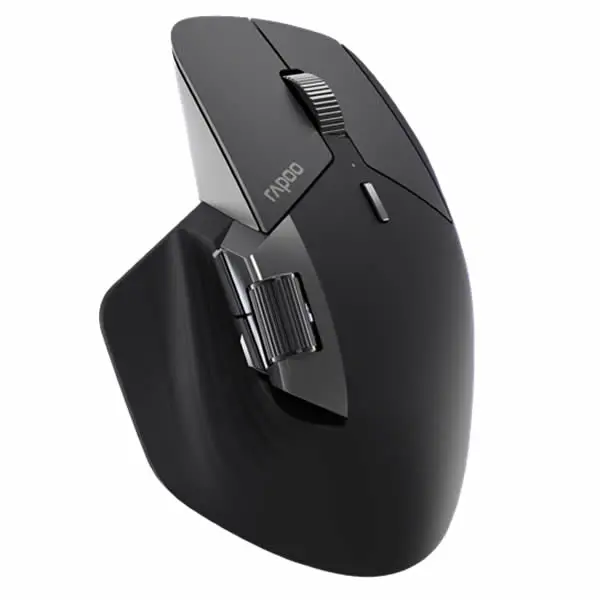 Rapoo Mt760m Multi-Mode Wireless Optical Mouse - Light Black 2