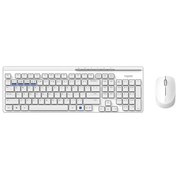 Rapoo Multimode 8100M Wireless Combo - White 1
