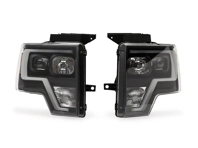 Raxiom Projector Headlights W/ Led Accent 2009–2014 Ford F-150 1