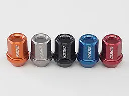 Rays Dura-Nut L32 Straight Type 12X1.25 Lug Nut Set 16 Lug 4 Lock Set - Black 2