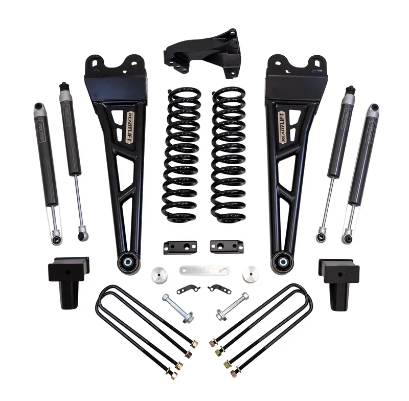 Readylift 4" Coil Spring Lift Kit With Falcon Shocks And Radius Arms 2017-2022 Ford F-350 / F-250 Super Duty Diesel 4Wd 1