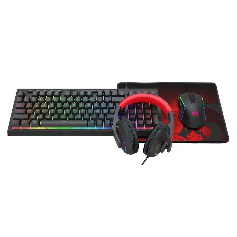Redragon 4-In-1 Keyboard | Mouse | Mousepad | Rgb Headset Gaming Combo 2