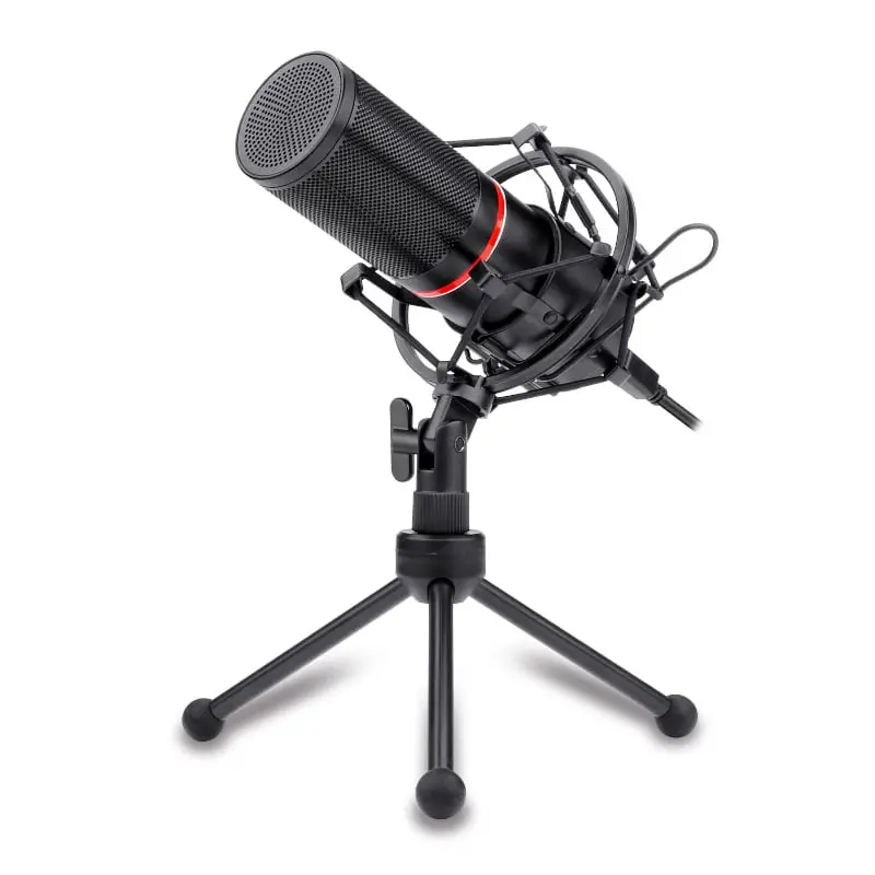 Redragon Blazar Cardioid Usb Gaming Mic And Tripod - Black 1