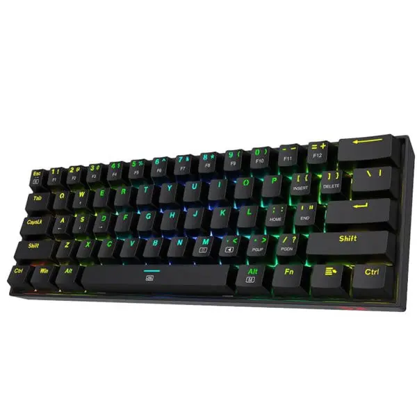 Redragon Dragonborn Wired Mechanical Keyboard Rgb 67Key Design – Black 1