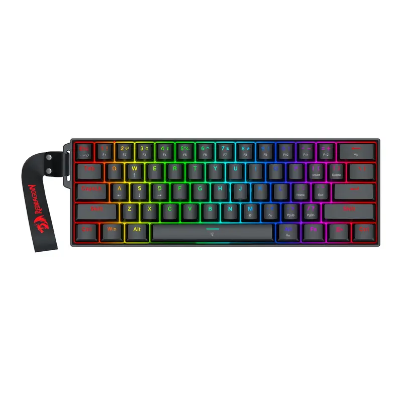 Redragon Fizz Magnetic Plus 60% Rgb Gaming Keyboard - Black 1