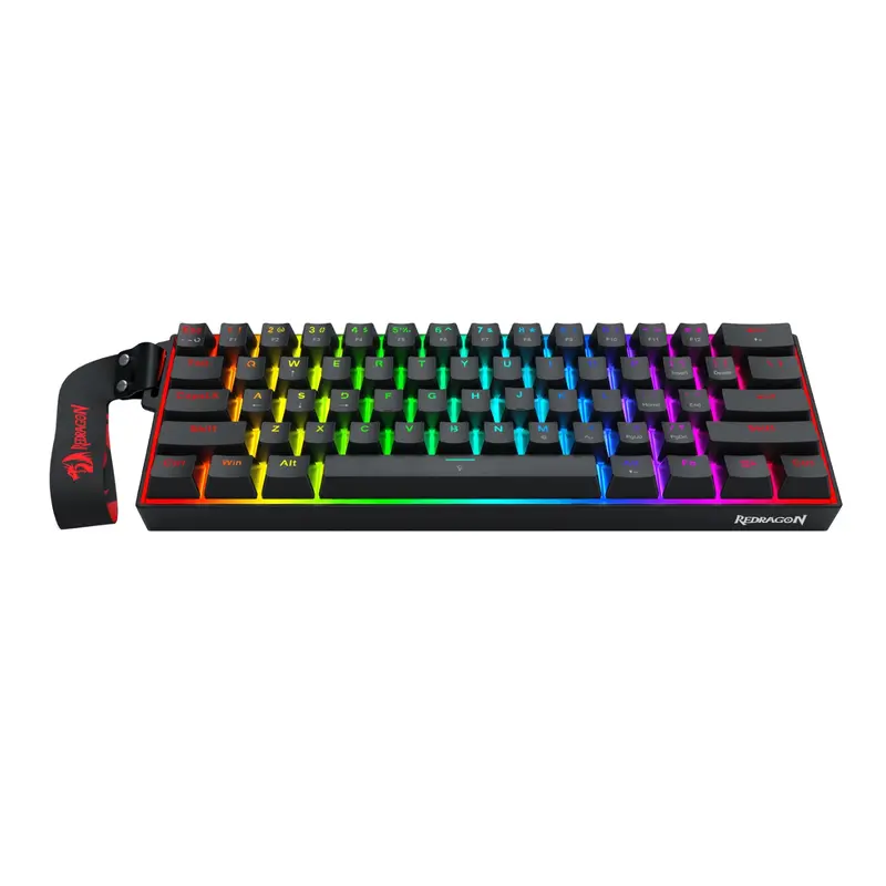 Redragon Fizz Magnetic Plus 60% Rgb Gaming Keyboard - Black 2
