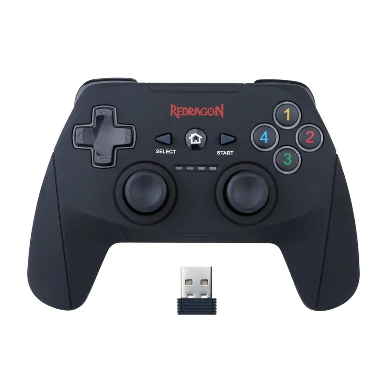 Redragon Harrow Wireless X/D-Input(Digital/Analog) Pc Controller - Black 1