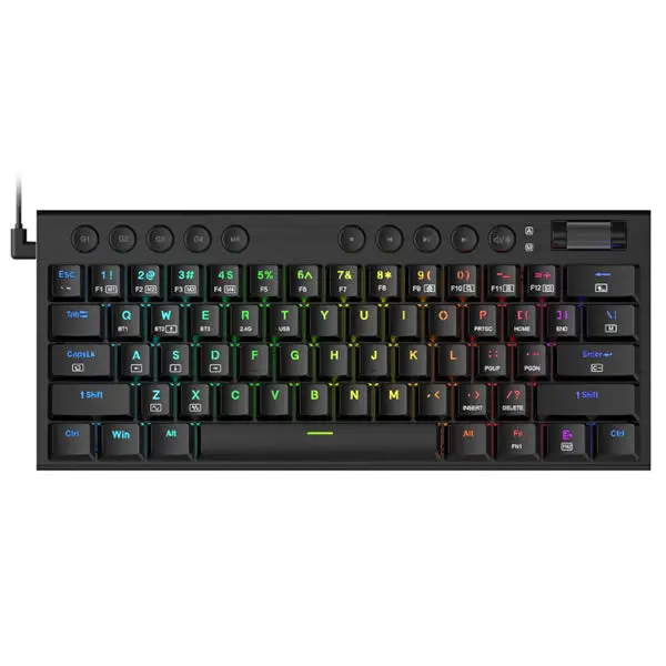 Redragon Horus Low Profile Wired Gaming Mechanical Keyboard – Black 1