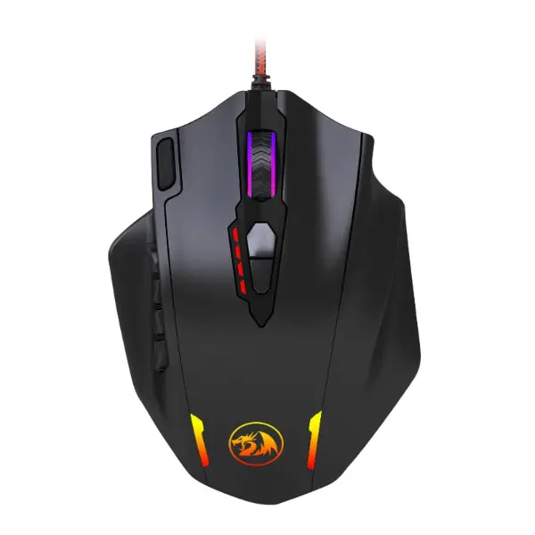 Redragon Impact 12400Dpi Mmo Gaming Mouse - Black 1