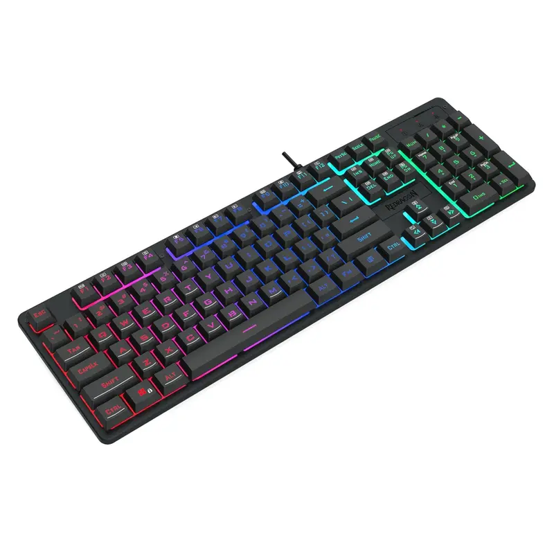 Redragon K521 Upgrade Rainbow Led 104-Key Membrane Gaming Keyboard 2