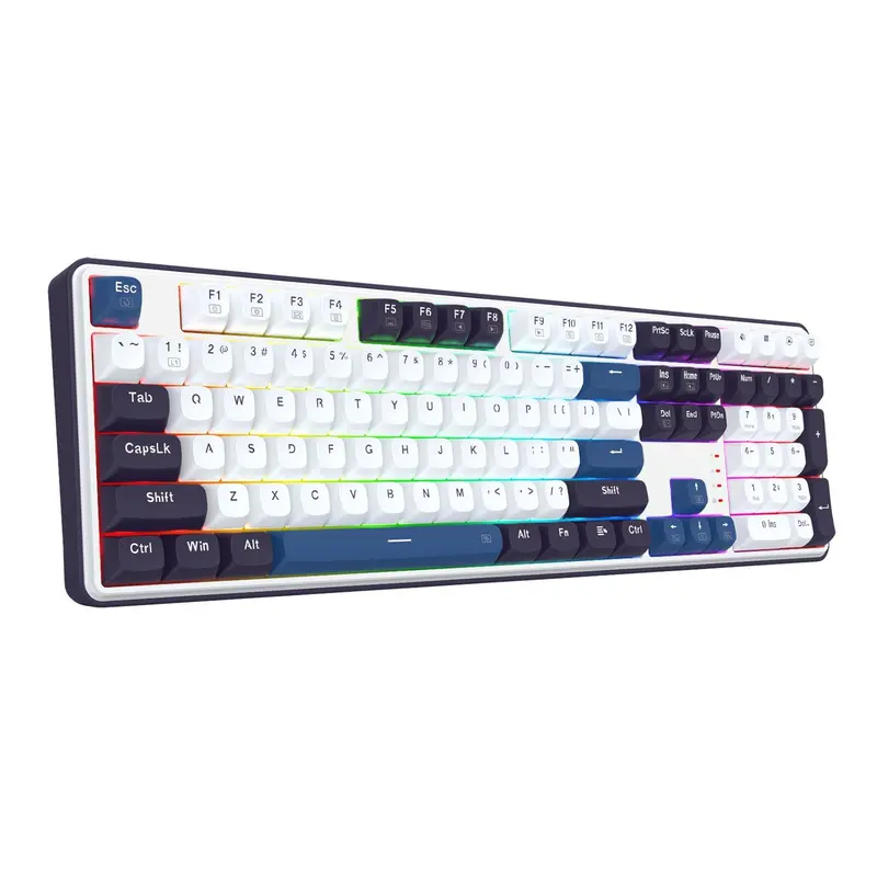 Redragon K689 Wyvern Rgb Wired Mechanical Keyboard - White/Black 2