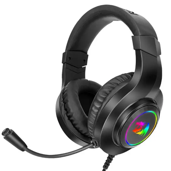Redragon Over-Ear Hylas Aux (Mic & Headset)|Usb (Power Only) Rgb Gaming Headset 1