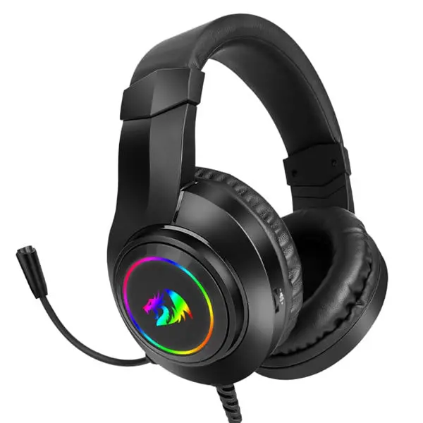 Redragon Over-Ear Hylas Aux (Mic & Headset)|Usb (Power Only) Rgb Gaming Headset 2