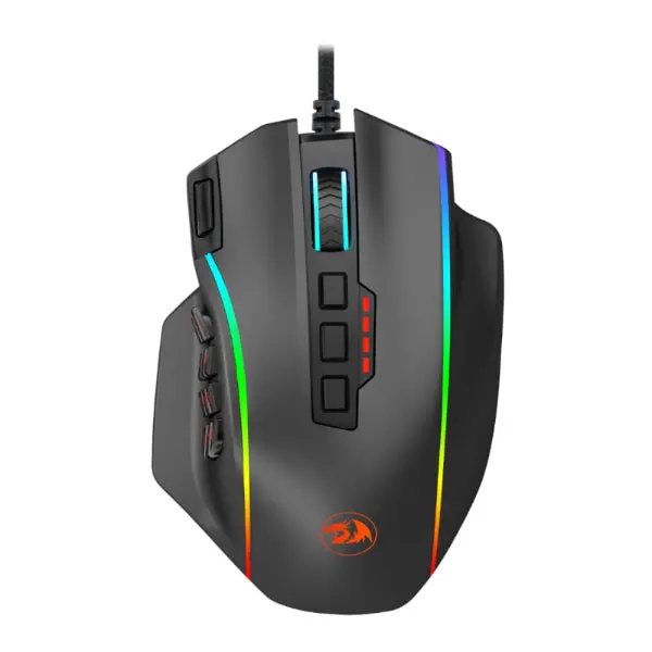 Redragon Perdiction 4 12400Dpi Rgb Mmo Ergo Gaming Mouse - Black 1