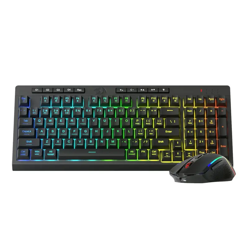 Redragon Rylo Pro S142 Tri-Mode Rgb Gaming Keyboard And Mouse Combo 2