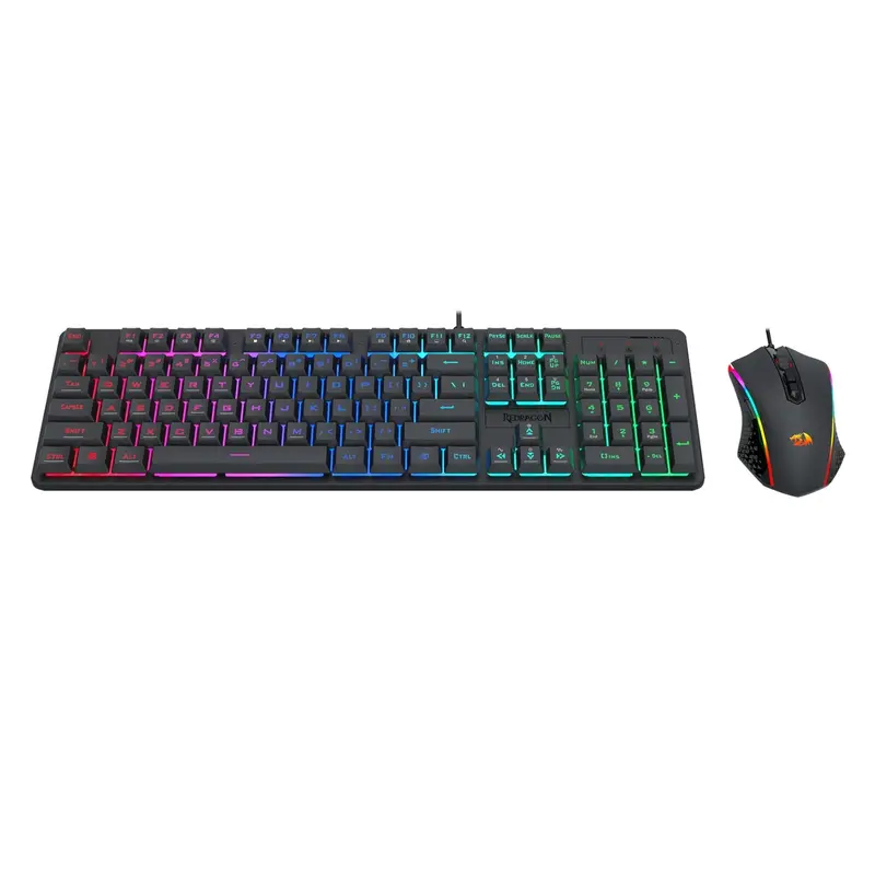 Redragon S107 Rgb Gaming Essentials Wired Gaming Keyboard And Mouse Bundle 2
