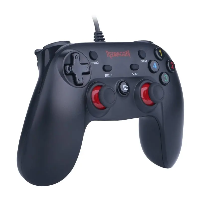 Redragon Saturn Wired X/D-Input(Digital/Analog) Pc Controller Black 1