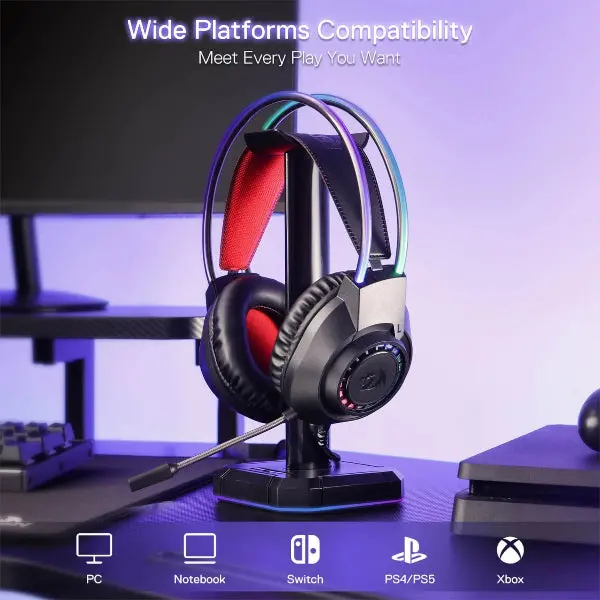 Redragon Scream Over-Ear Rgb Gaming Headset - Black 2