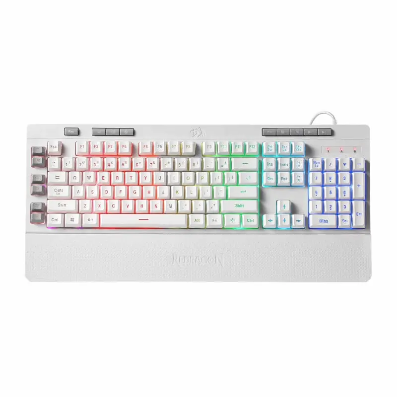 Redragon Shiva Membrane Keyboard - White 1