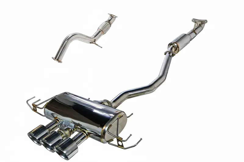 Remark Sports Touring Q-Spec Triple Tip Catback Exhaust + Front Pipe 2023+ Honda Civic Type R (Fl5) 1