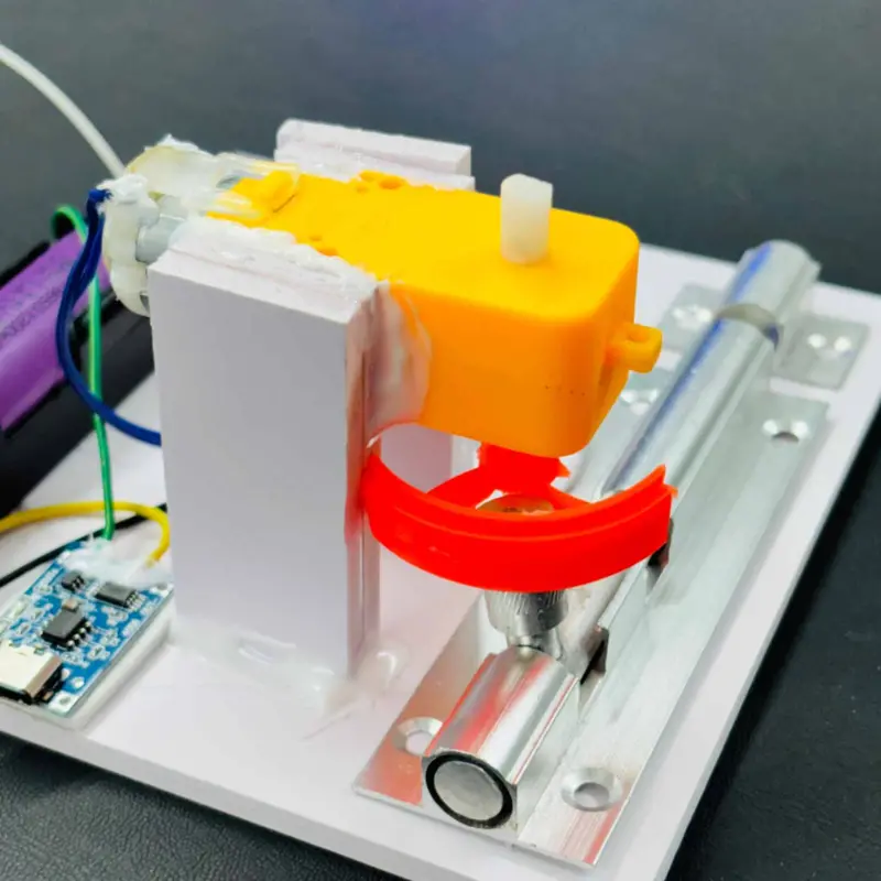 Remote Control Door Lock System | Wireless Rc Module Based Smart Door Lock Science Project 1