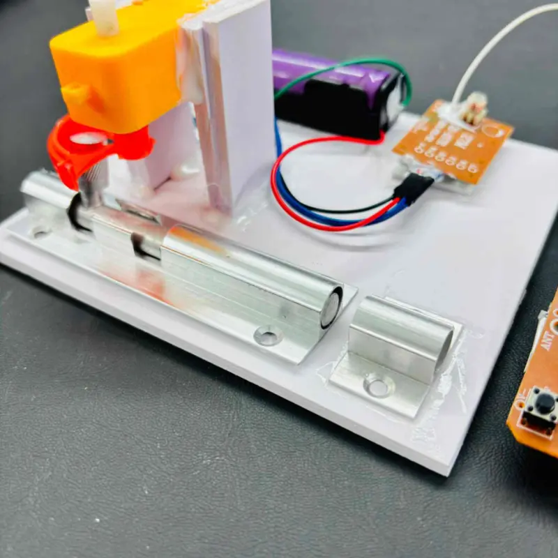 Remote Control Door Lock System | Wireless Rc Module Based Smart Door Lock Science Project 2