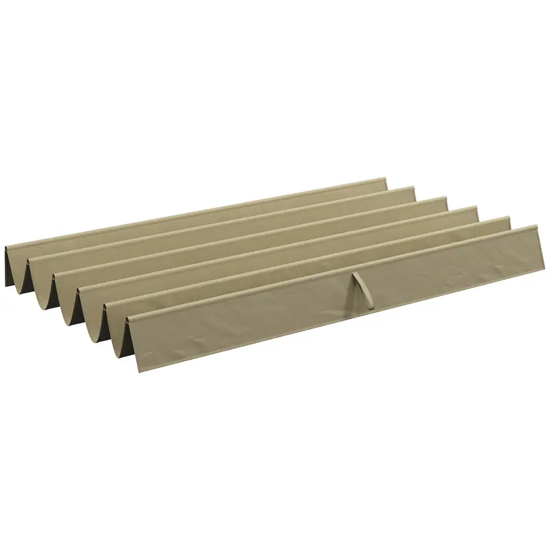 Retractable Replacement Pergola Canopy For 10' X 10' Pergola, Tan 2