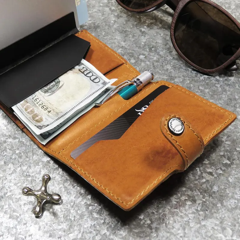 Retro 51 Pularys Modern Traveler Wallet With Ballpoint Pen 2