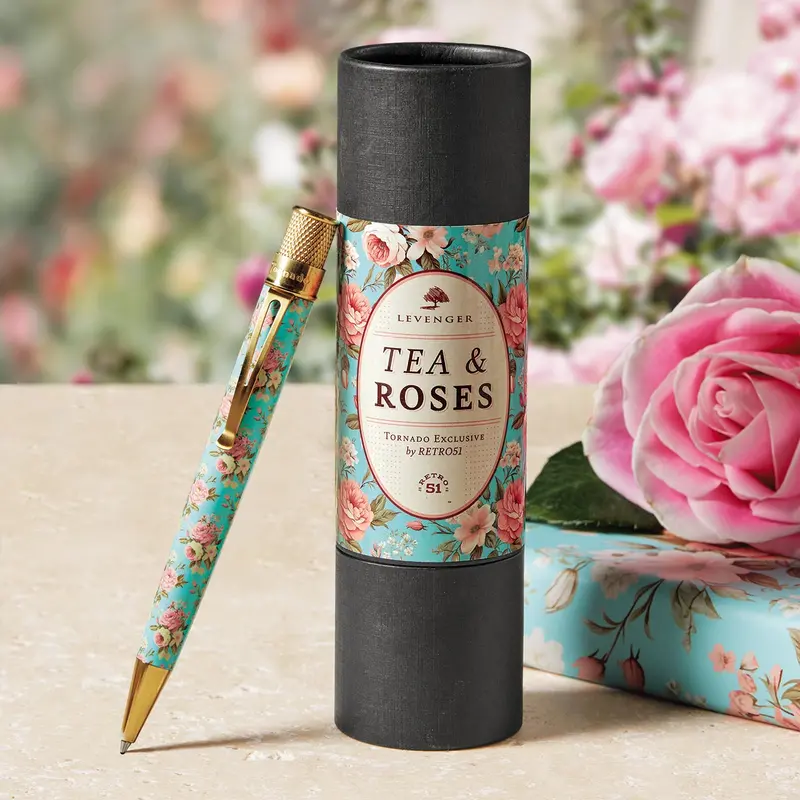 Retro 51 Tornado Tea And Roses Rollerball Pen 2