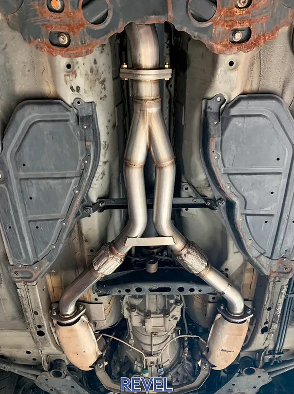 Revel Medalion Touring S Y-Pipe 2011-2013 Infiniti G25 Sedan Rwd / 2003-2006 G35 Coupe / 2003-2007 G35 Sedan Rwd / 2008-2012 G37 Coupe Rwd / 2008-2013 G37 Sedan Rwd / 2014-2016 Q60 & Q60s Rwd / 2003-2006 Nissan 350Z / 2009-2015 370Z 2