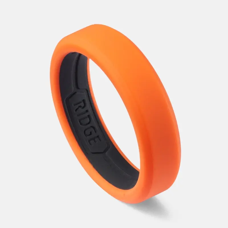 Ridge 6Mm Silicone Ring Set - Basecamp Orange 1