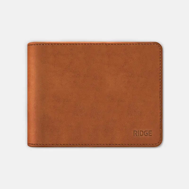 Ridge Billfold - Tobacco Brown Leather 1